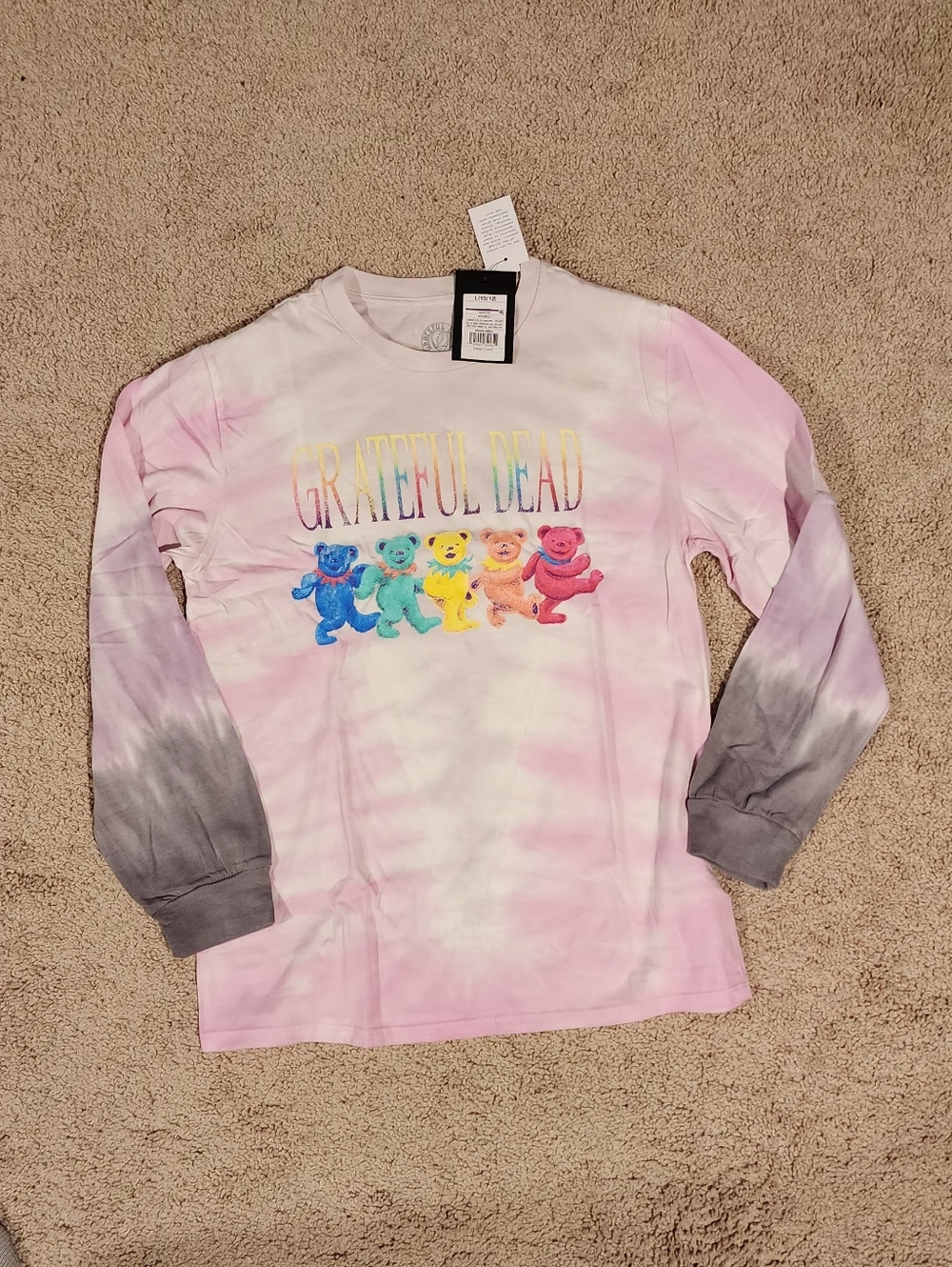 NEW art class™ Girls' Long Sleeve Grateful Dead Dancing Bears Graphic T-Shirt